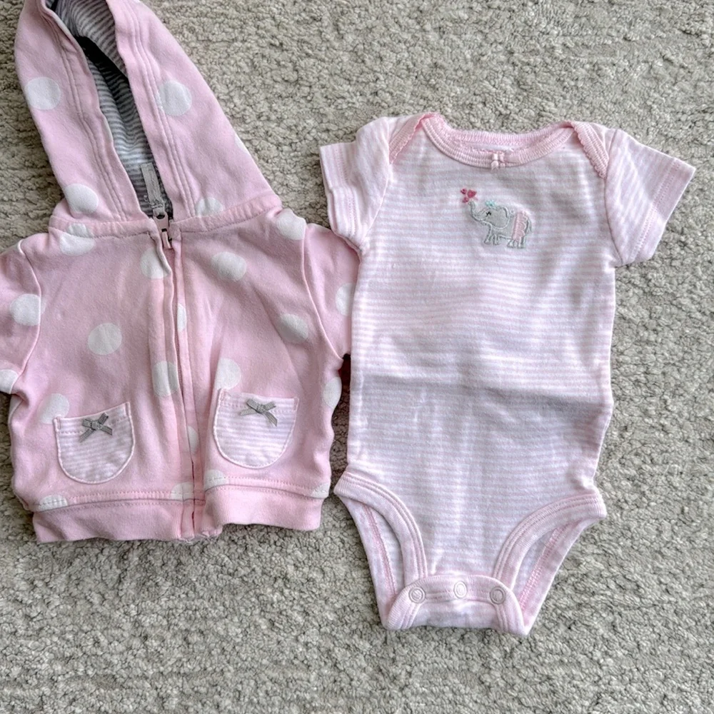16 Piece Girl's NEWBORN Carter's, Koala Baby Mix & Match Tops & Bottoms